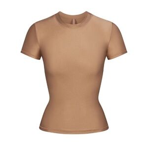 SKIMS SHINE JERSEY 3X T-SHIRT SIENNA NWT